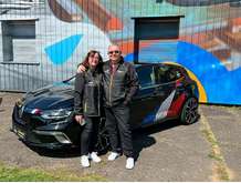 Patricia, (trésorière) et Francis (vice-président)
Mégane 4 GT TCE 205cv - Année 2016 - Noir étoilé