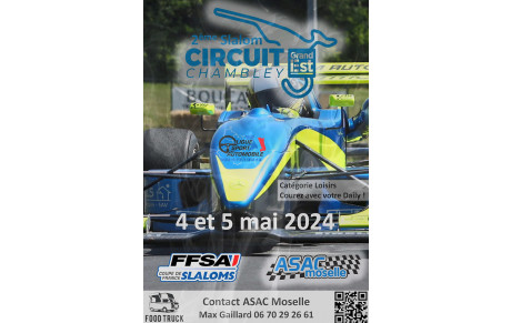2ème slalom de Chambley les 4 et 5 mai 2024